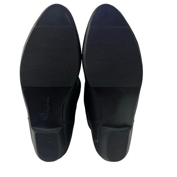 Vintage Sandra Miller Size 7.5 Black Genuine Leather Tall Riding Boots - Picture 8 of 9